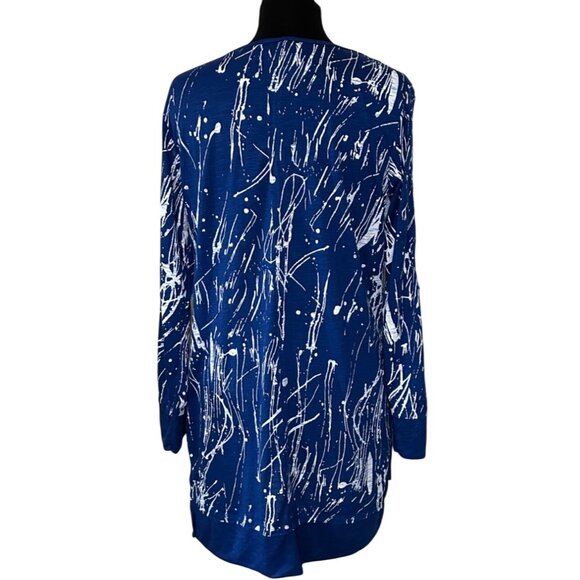 DIVA D Brand Women's Knit Top Polyester Rayon Blend Geometric Size S/M - Picture 2 of 16